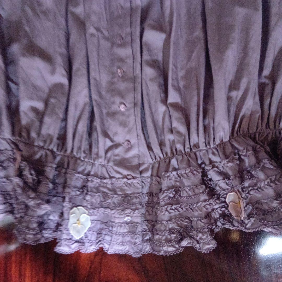 ラベンダーパンジーレース使いのフリルスカートです❣