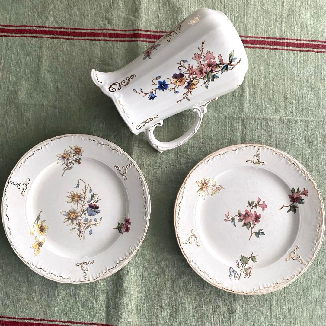 サルグミンヌRIGHI sarreguemines RIGHI プレートセット