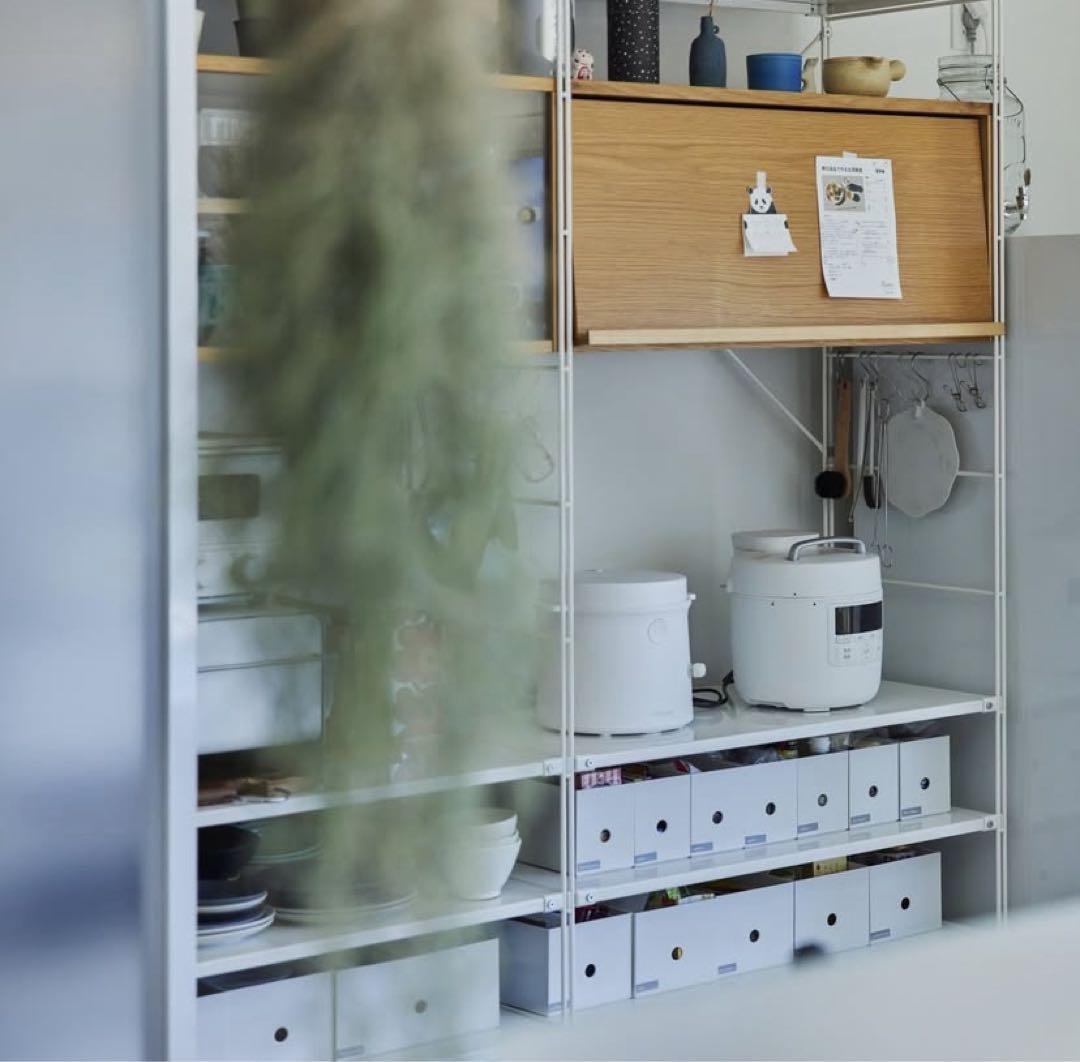 ⭐️美品⭐️無印⭐️ステンレスユニットシェルフ⭐️大⭐️人気カラー⭐️ダークグレー（黒）