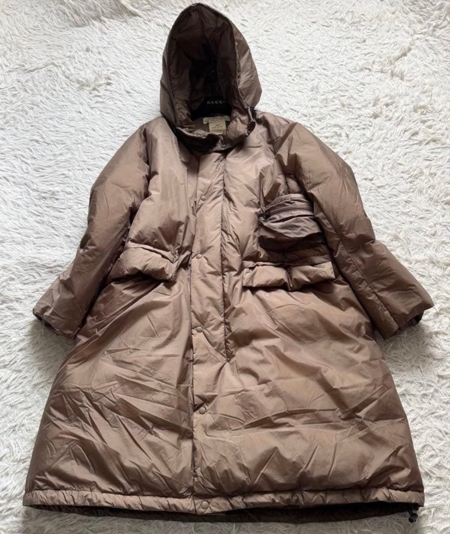 超美品 Chaos カオス REMI RELIEF 別注 ダウンコート モカ