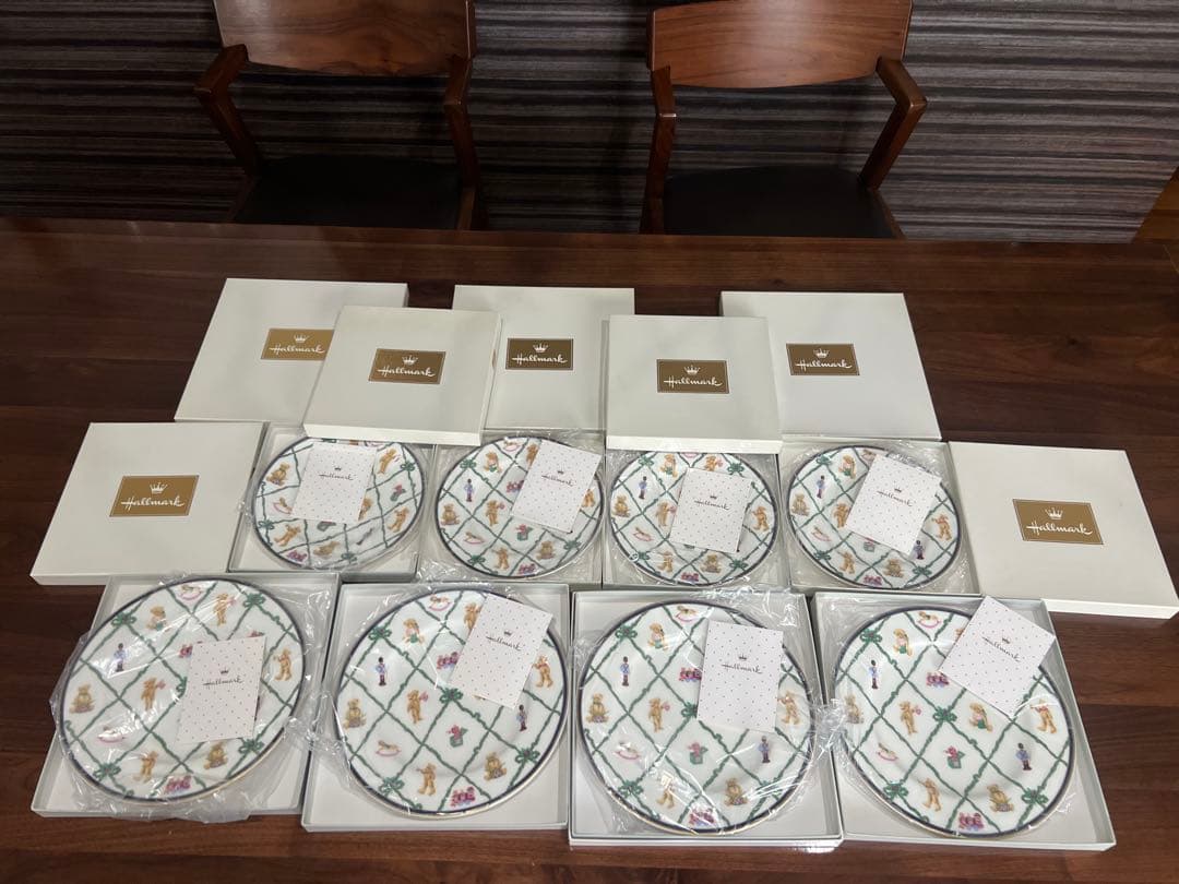 NARUMI Hallmark ナルミ テディベア ディナープレート　皿セット