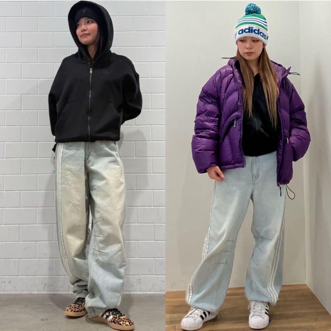 新品26⭐️ADILENIUMシーズン3 バナナフィット ウォッシュドデニムパンツ