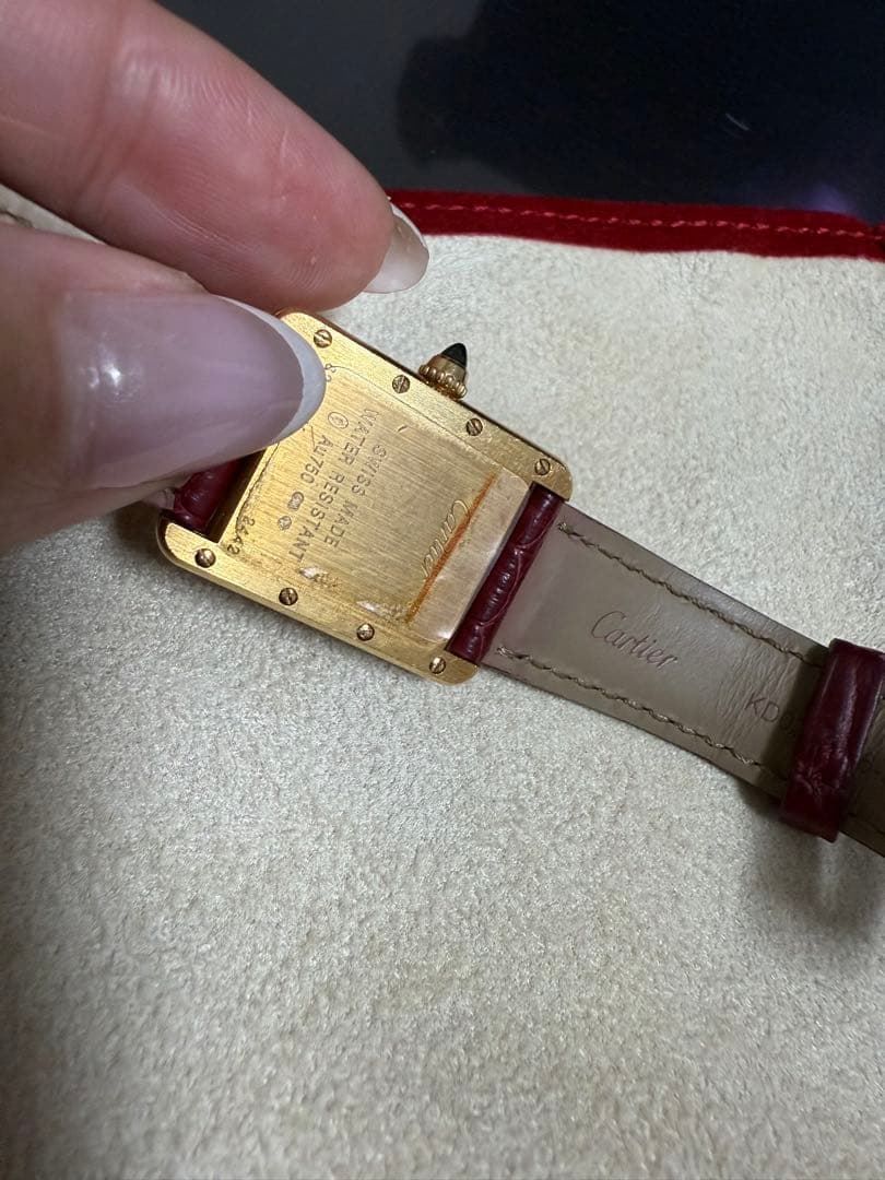 【専用】タンク ルイ カルティエ　SM イエローゴールド　腕時計