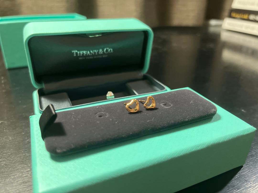 Tiffany & Co. オープンハート ローズゴールド　ピアス