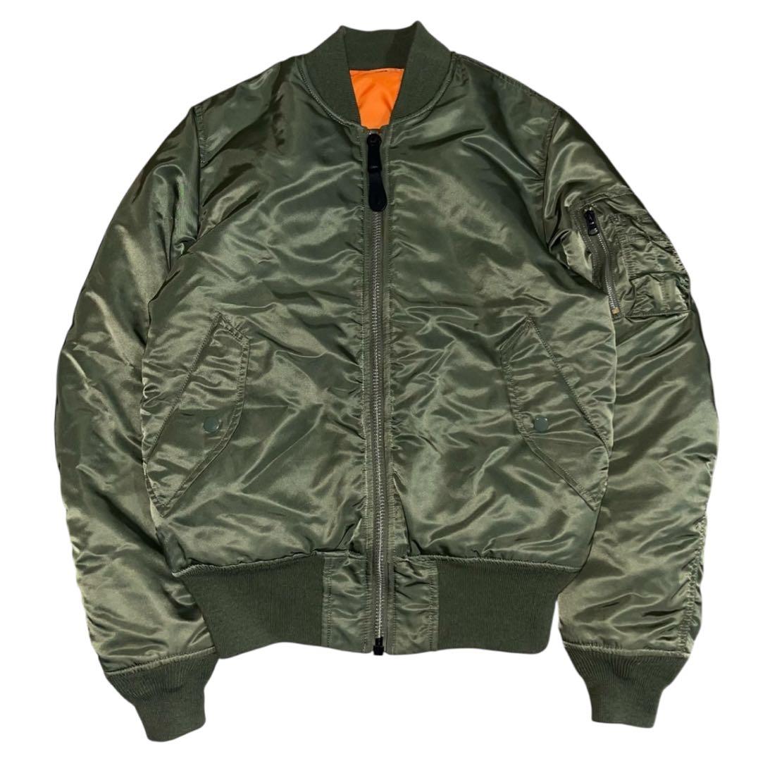 [美品] ALPHA MA-1タイプ ミリタリー フライトジャケット