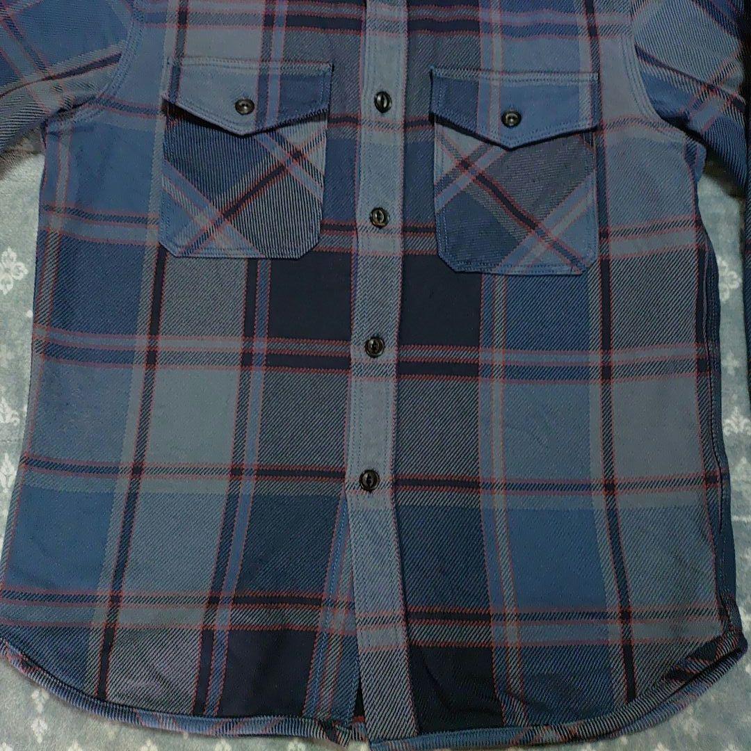 UESウエス エクストラヘビーネルシャツ 502451　15oz サイズ3(L)