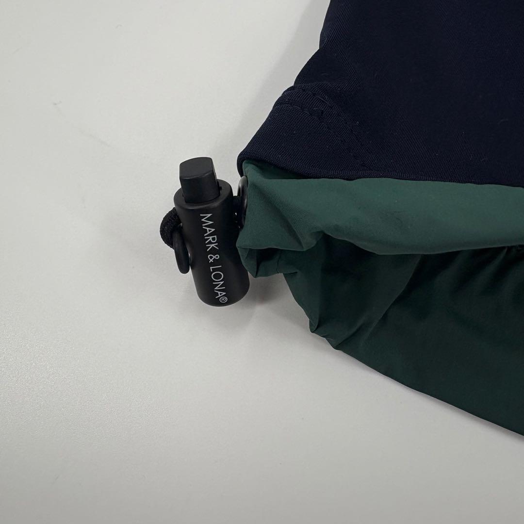 美品　MARK&LONA マーク&ロナ ハーフジップ　長袖紺 50 XL 745
