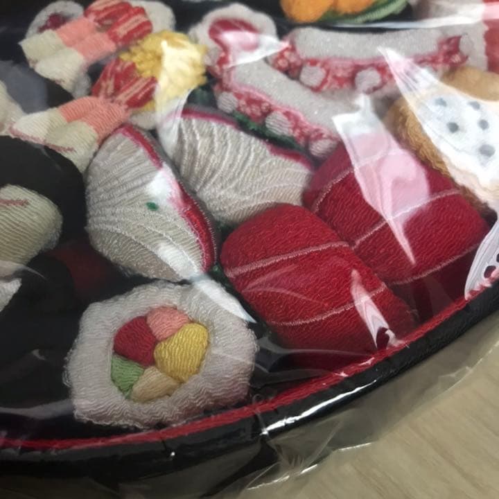 新品未使用 ☆ちりめん工房 ☆ ちりめん細工 ☆お寿司セット