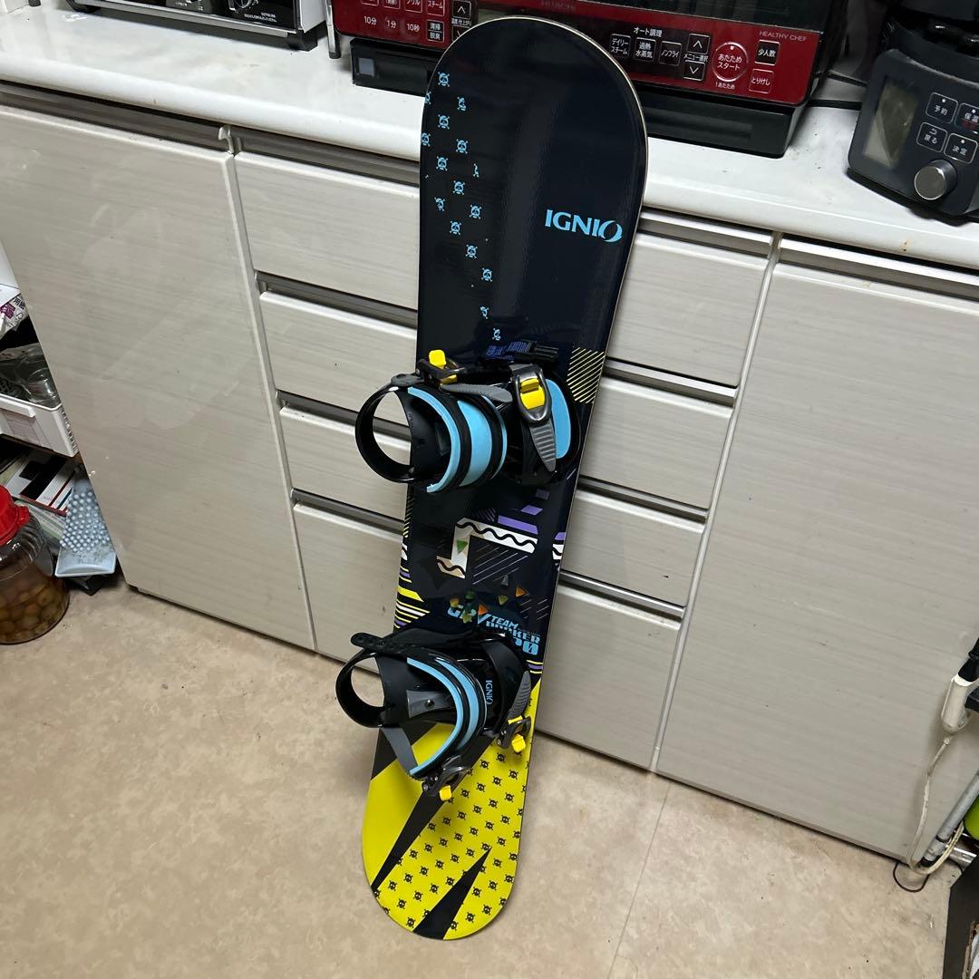 IGNIO スノーボード120cm ブーツセット