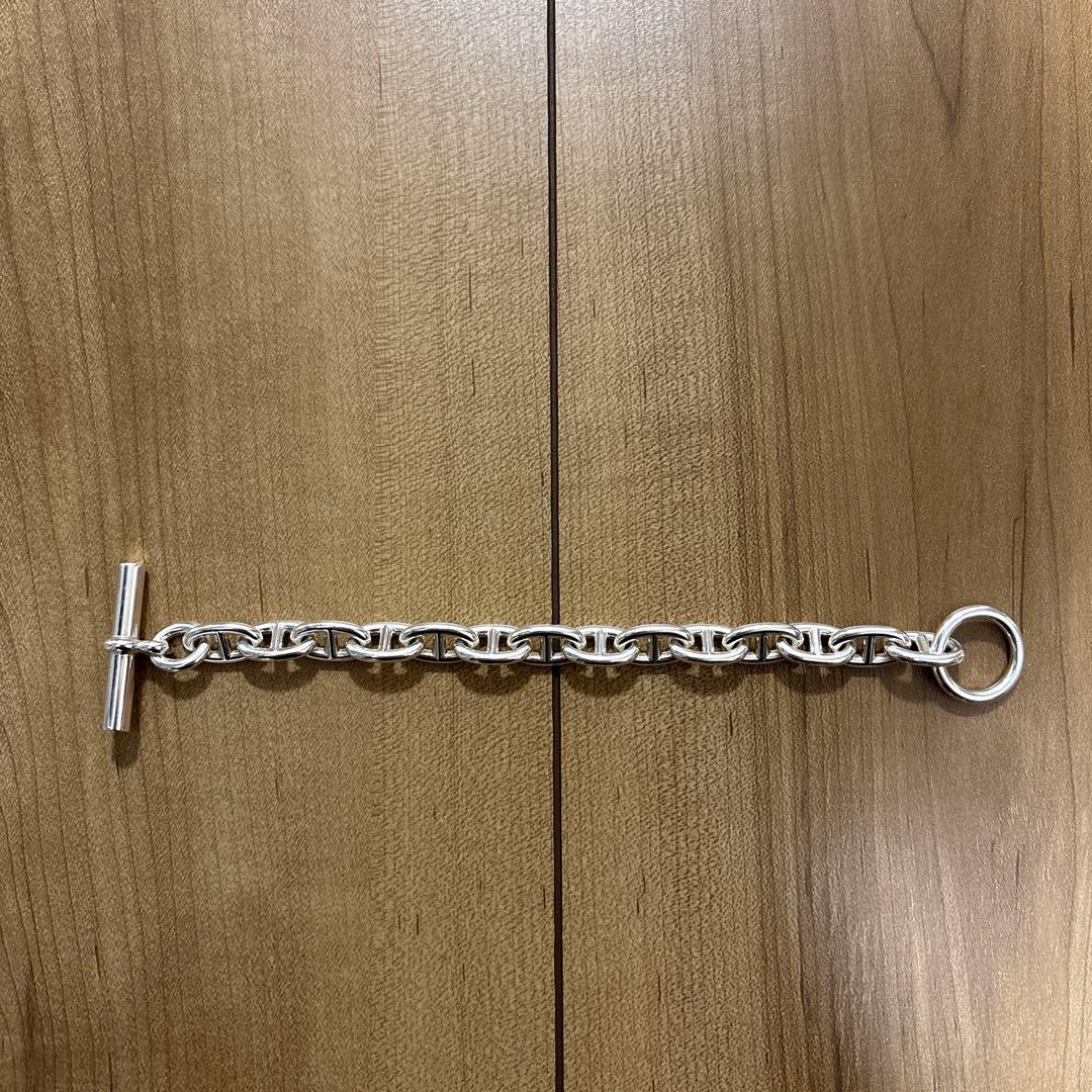 HERMES シェーヌダンクル ブレスレット MM 14コマ