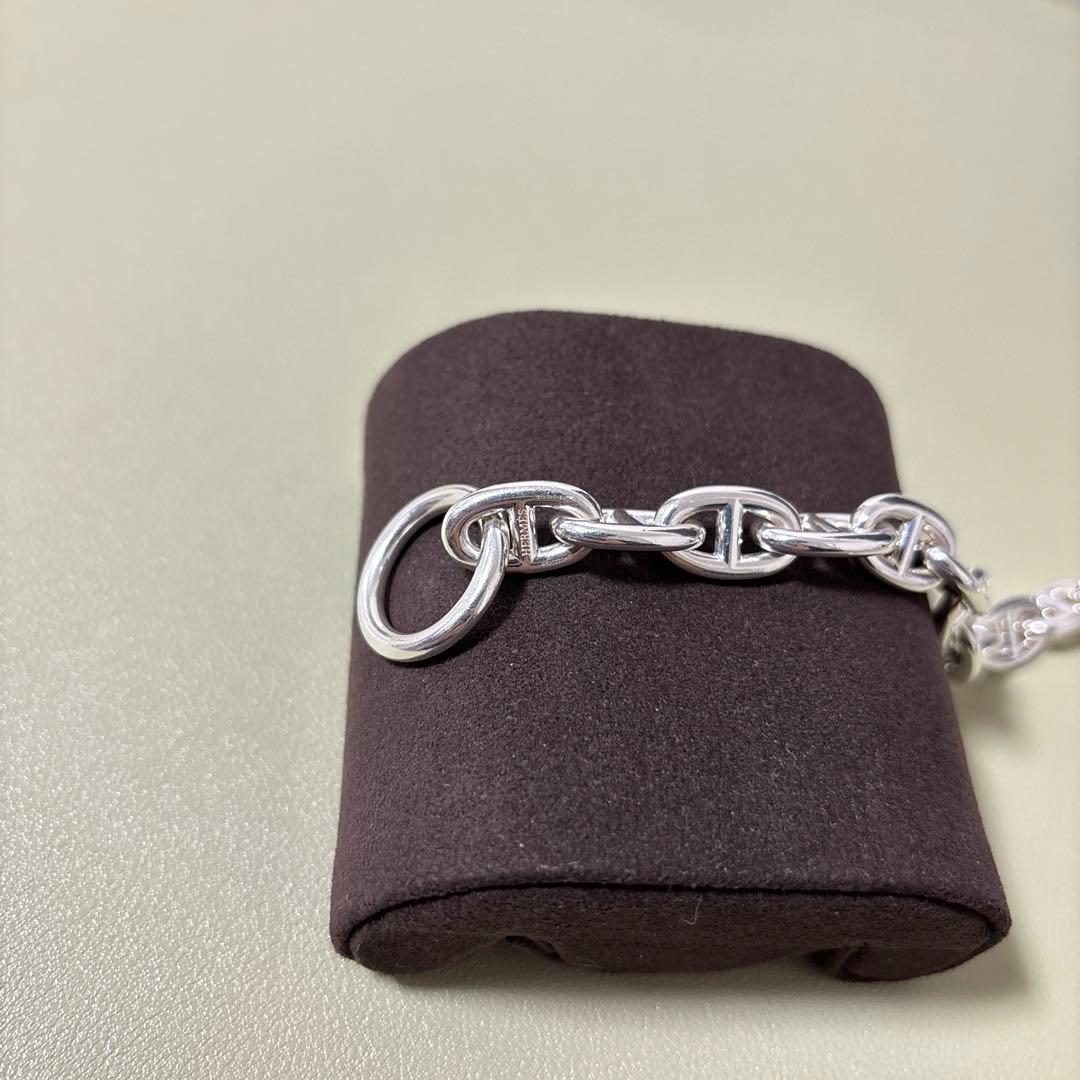 HERMES シェーヌダンクル ブレスレット MM 14コマ