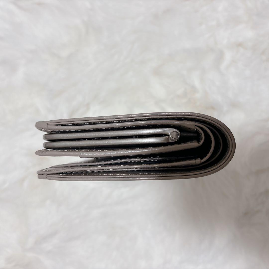 【未使用品】agnes b. アニエスベー 二つ折り財布　バイカラー　がま口