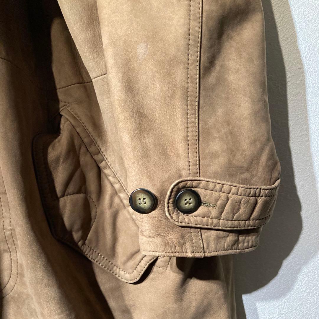 vintage【made in france】ヌバック　バルマカーンコート