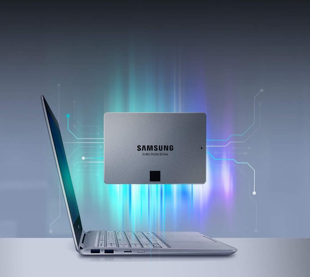 Samsung 860 QVO 1TB SATA 2.5 内蔵 SSD 使用少⑫