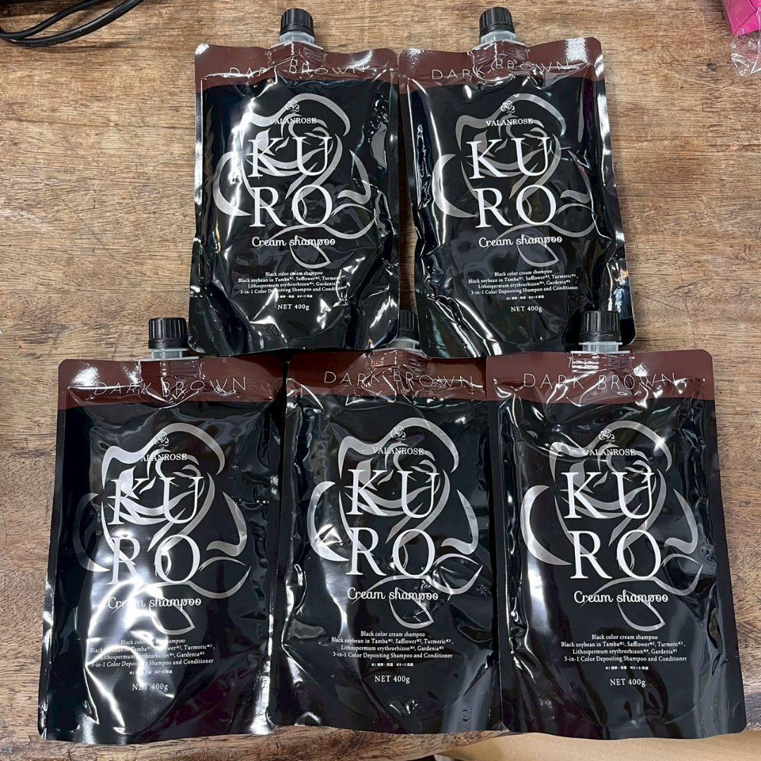 K◆VR　クロクリームシャンプー　ダークブラウン　ヘアカラークリーム　400g