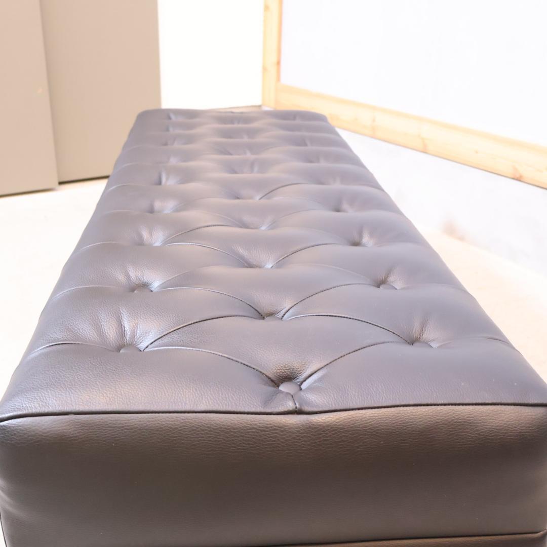 クラシック ルクラス 本革 スツール ベンチ 腰掛け 足置き オットマン