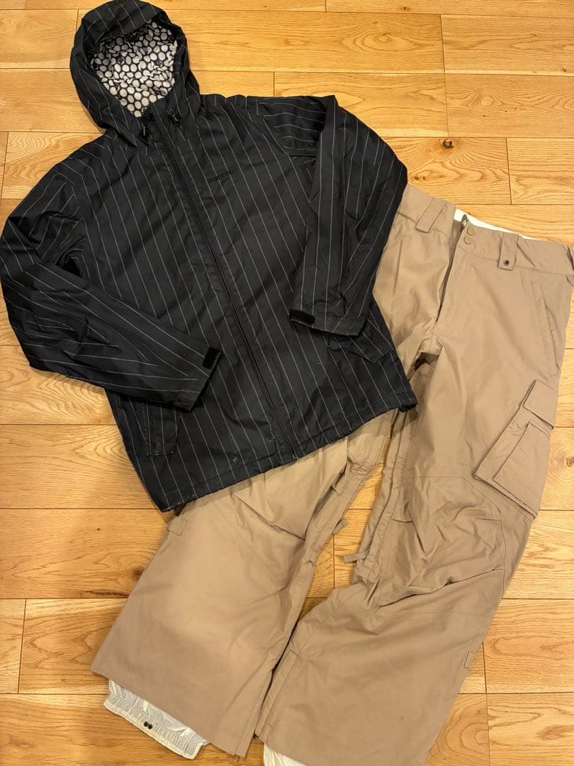 メンズスノボウェア　BURTON バートン　セットアップ　M DRYRIDE