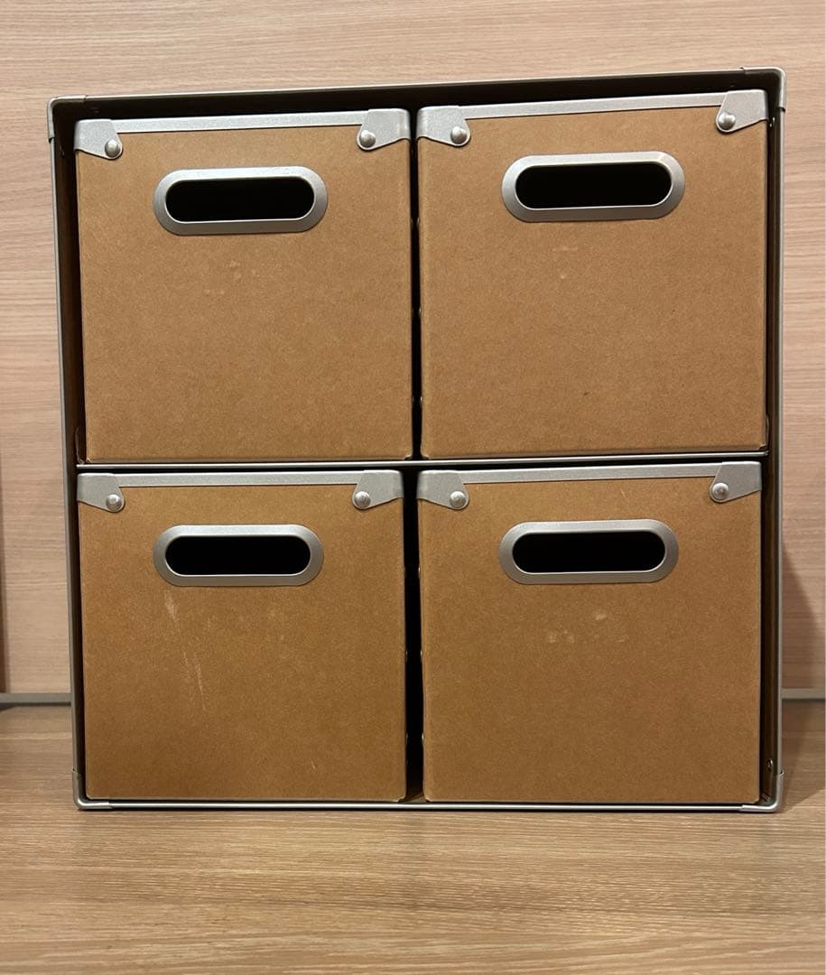 【送料込美品】MUJIスタッキングシェルフセット ３段×2列 オーク材