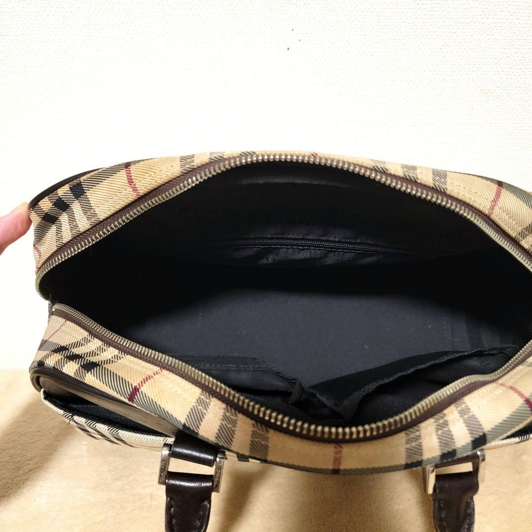 BURBERRY ボストンバッグ チェック柄