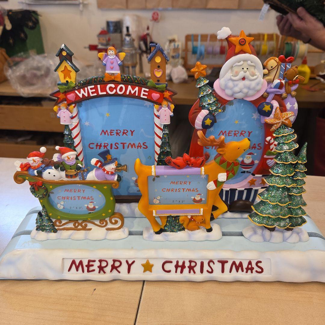 クリスマス装飾品 付きフレーム5個付き