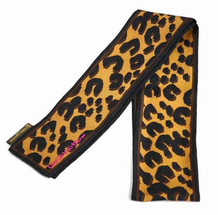 【ルイヴィトン】スカーフ　レオパード