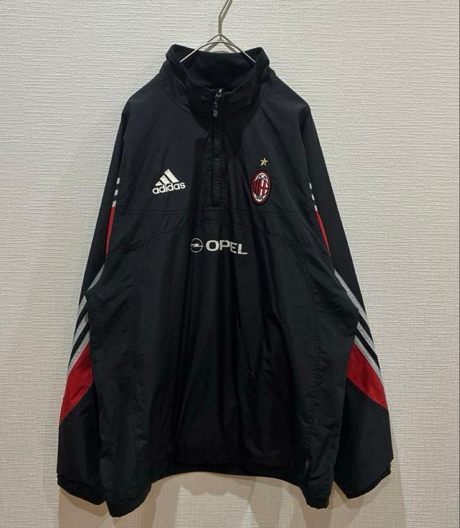【上のみ】ACミラン アディダス セットアップ／リバーシブル プルオーバー