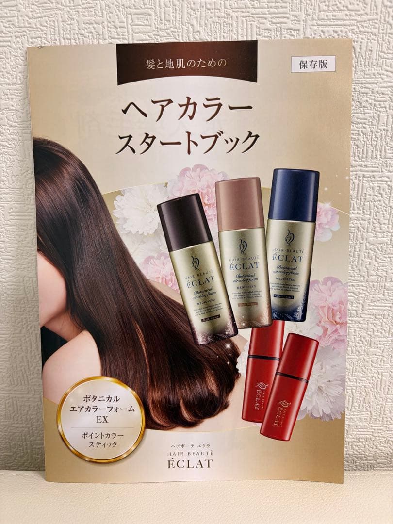 ⭐︎⭐︎限定パッケージ⭐︎⭐︎ ヘアボーテ エクラ　ボタニカル エアカラーフォームEX