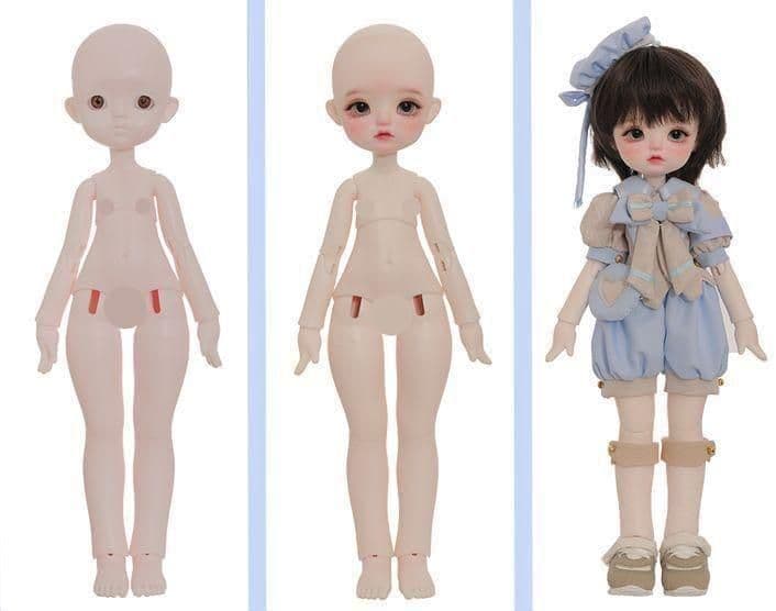 G74 BJD 1/6 ドール本体 Willa　球体関節人形 ハンドメイド