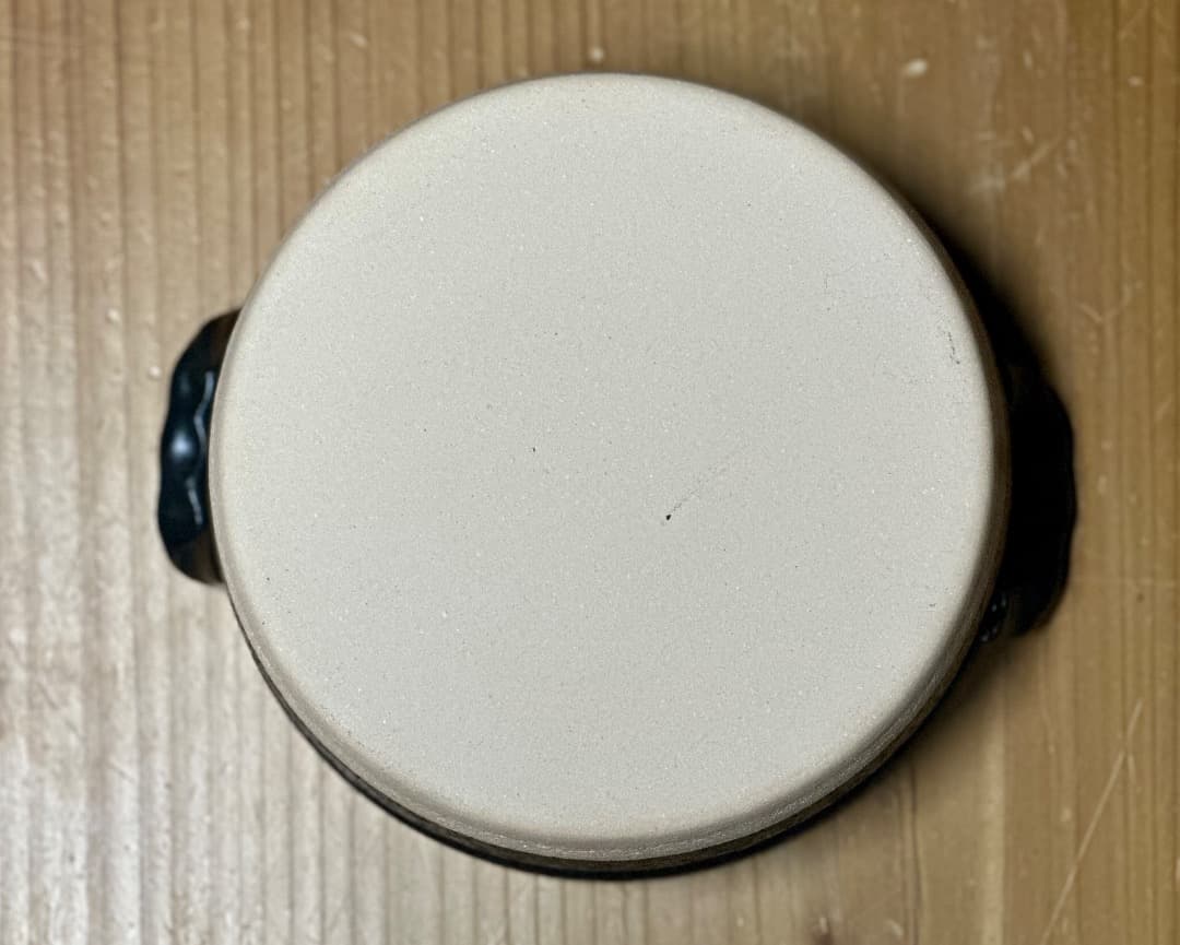 値下げ　新品　工房ゆずりは　６号土鍋　緑彩ローズ　IH直火OK　一人用