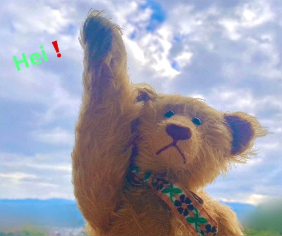 ʕ•ᴥ•ʔ アーティストテディベア　 ジャッキーモリスさん作