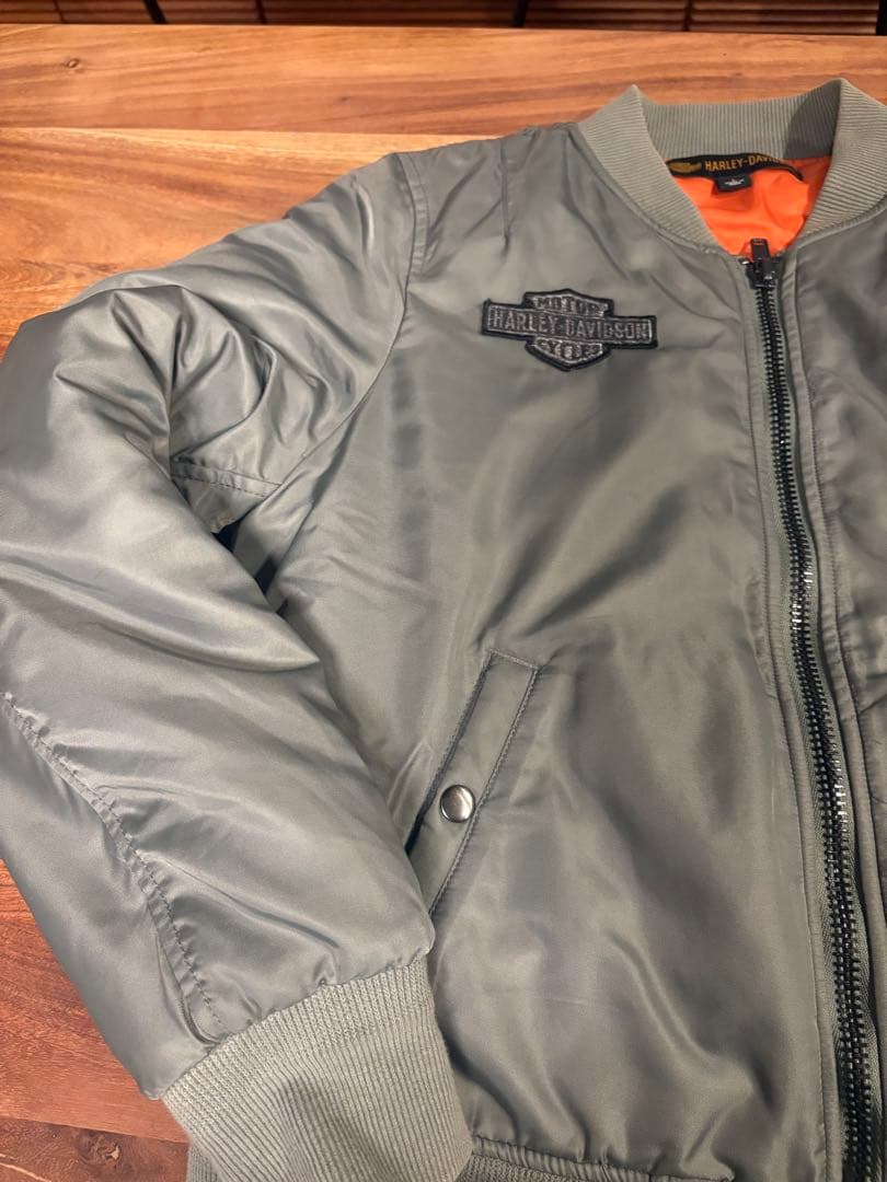 Harley-Davidson MA-1ジャケット オリーブグリーン