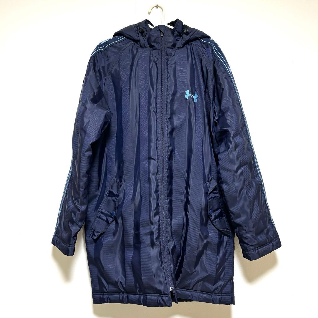 アンダーアーマー ベンチコート フード付き M