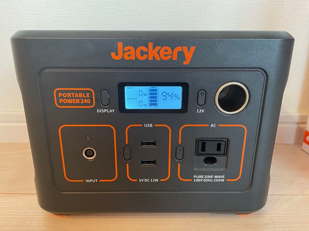【極美品】Jackery ポータブル電源240 240Wh/200W