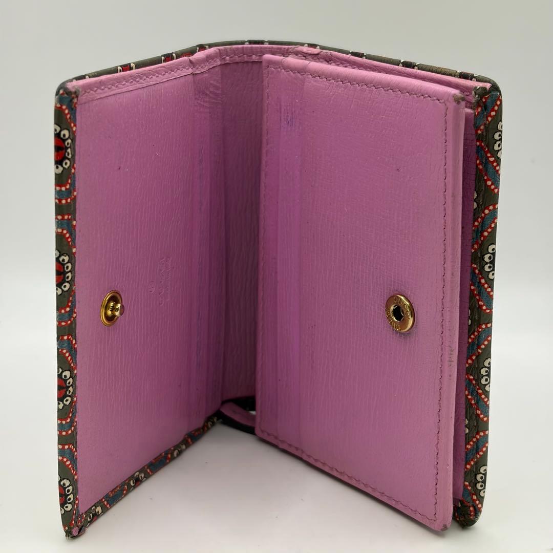 希少！GUCCI GARDEN☆限定 二つ折り財布 コンパクトウォレット