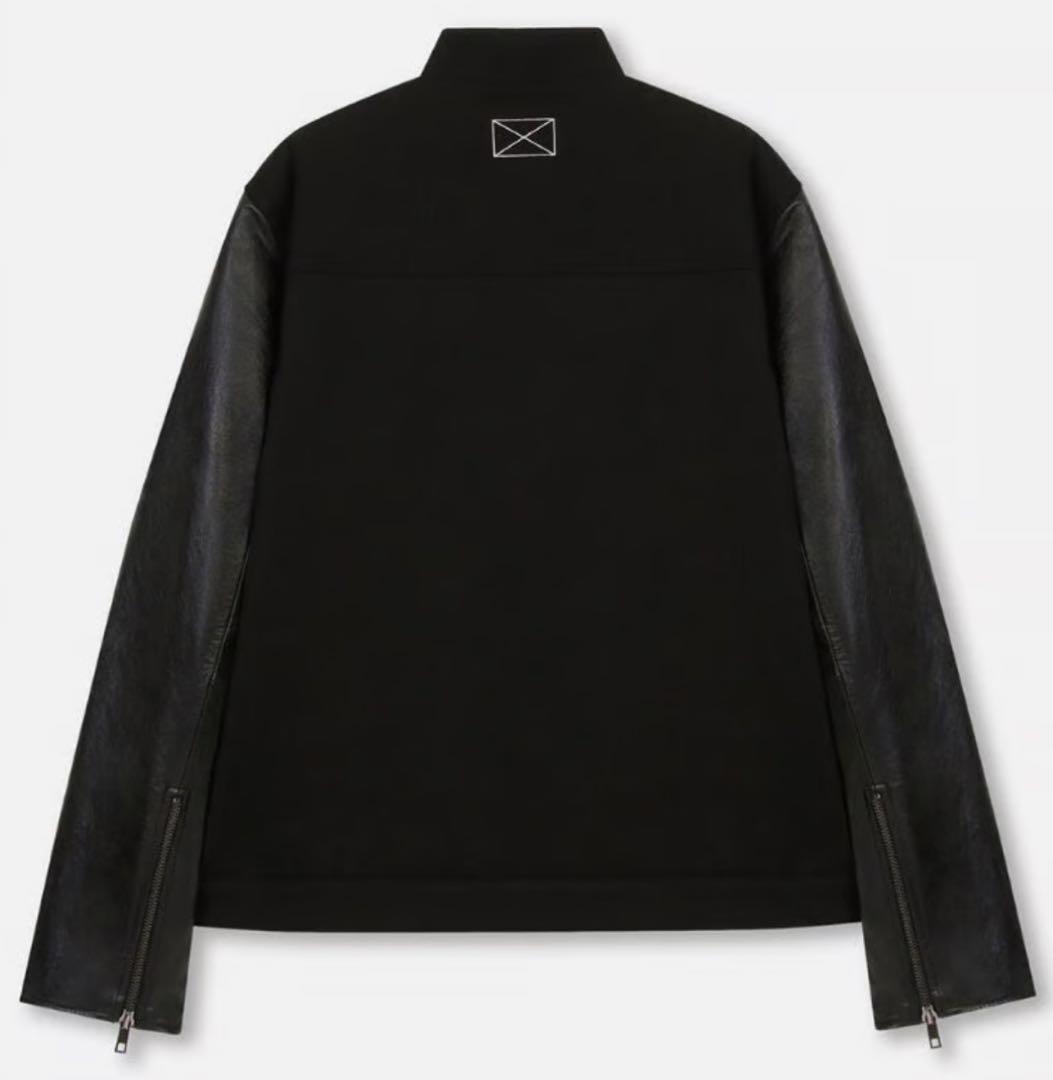ジャケット・アウター MLVINCE beringer leather sleeve jacket