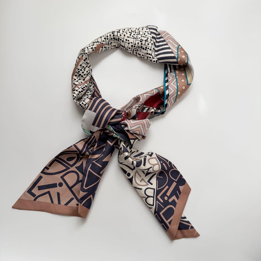 ◾️未使用に近い◾️BVLGARI ブルガリ シルクスカーフ ヘアアクセサリー