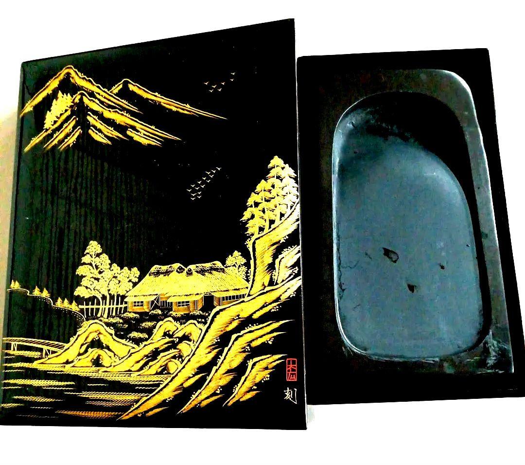 •漆器 硯箱•輪島塗 •習字道具•すずり•スズリ箱