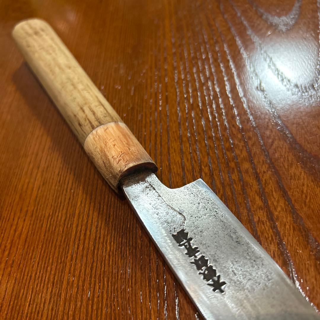 刺身包丁 字勝作 特製 本鍛錬青一号 ★送料無料 ★水牛柄付