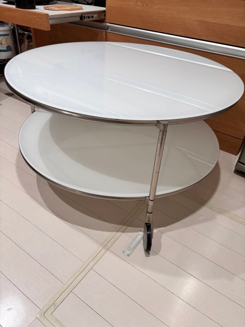 IKEA STRIND オールドイケア　ガラステーブル