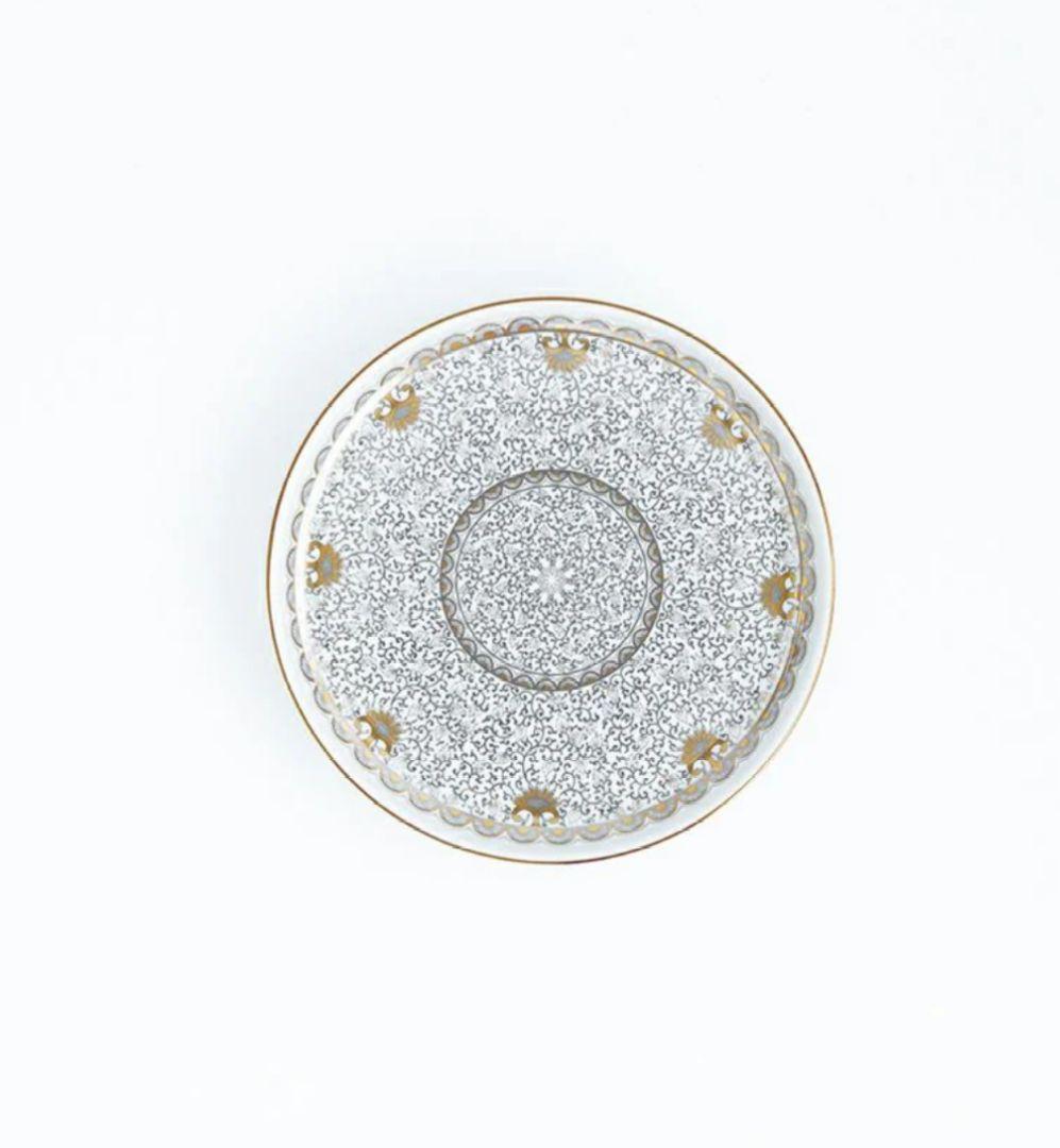 【有田ポーセリンラボ 】 JAPAN EARTH 和皿 19cm 更紗 ゴールド