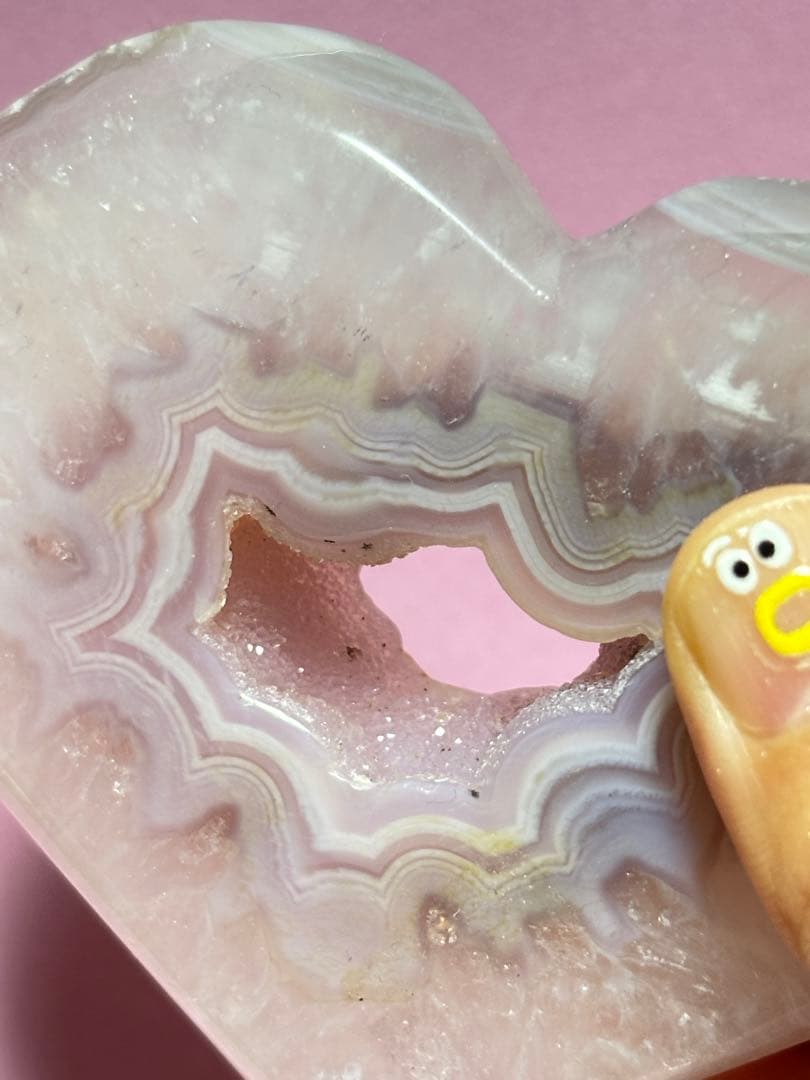 ハート　スタンド　瑪瑙　可愛い　特別