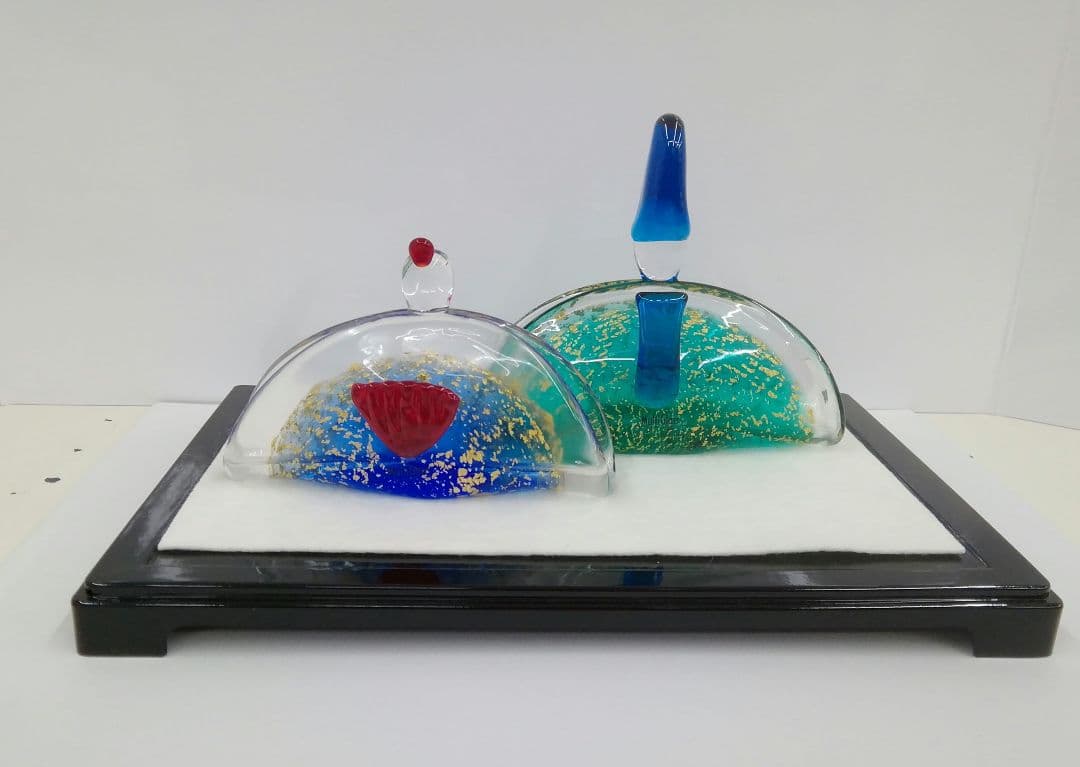 雛人形　ガラス　ハンドメイド　希少