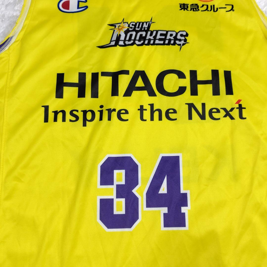 サンロッカーズ渋谷　レプリカユニフォーム　＃３４　XL