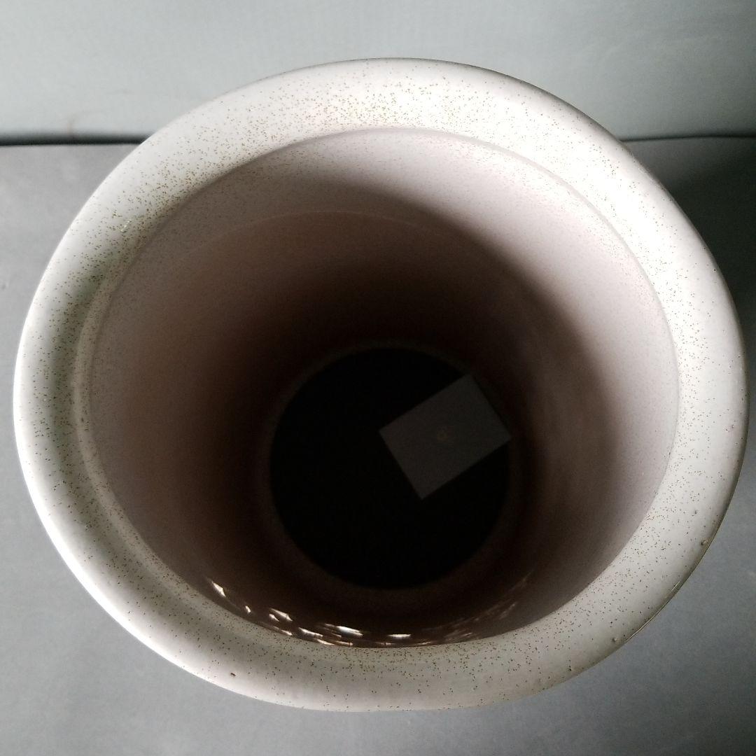 信楽焼　傘立て 菱柄（濃） 高さ４８cm