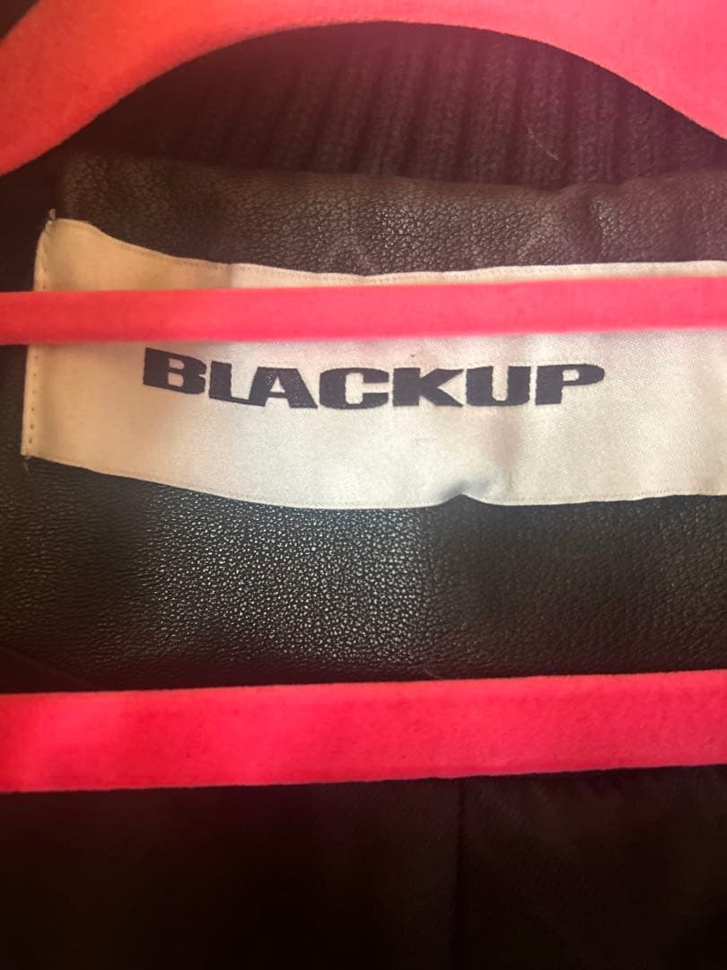 BLACKUP アーボンレザージャンパー