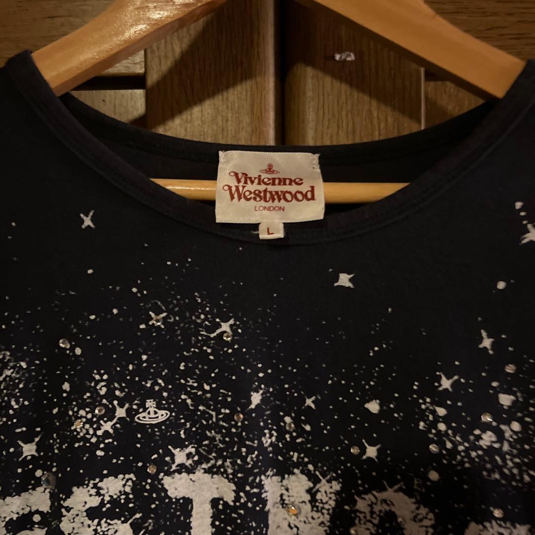Vivienne Westwood 星空プリント 長袖カットソー Lサイズ