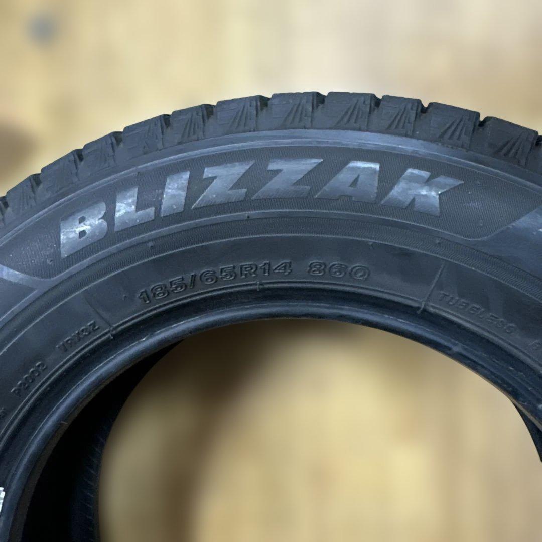 ブリヂストン　185/65R14 冬用タイヤ　2021年　4本(1-52)