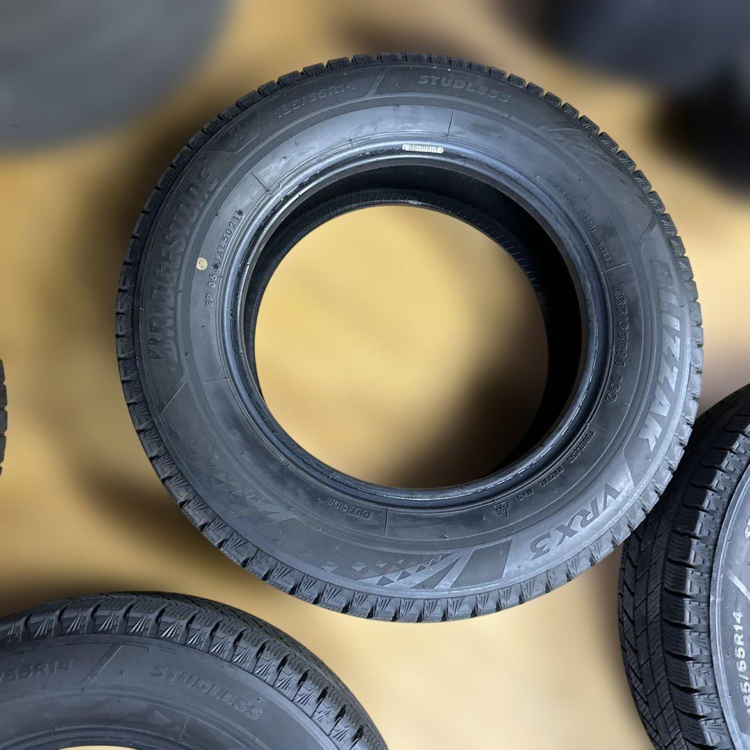 ブリヂストン　185/65R14 冬用タイヤ　2021年　4本(1-52)