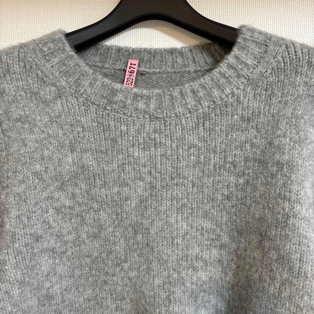 フォクシー　シルクカシミヤ　Knit Top(Palmier)　40 ロゴ