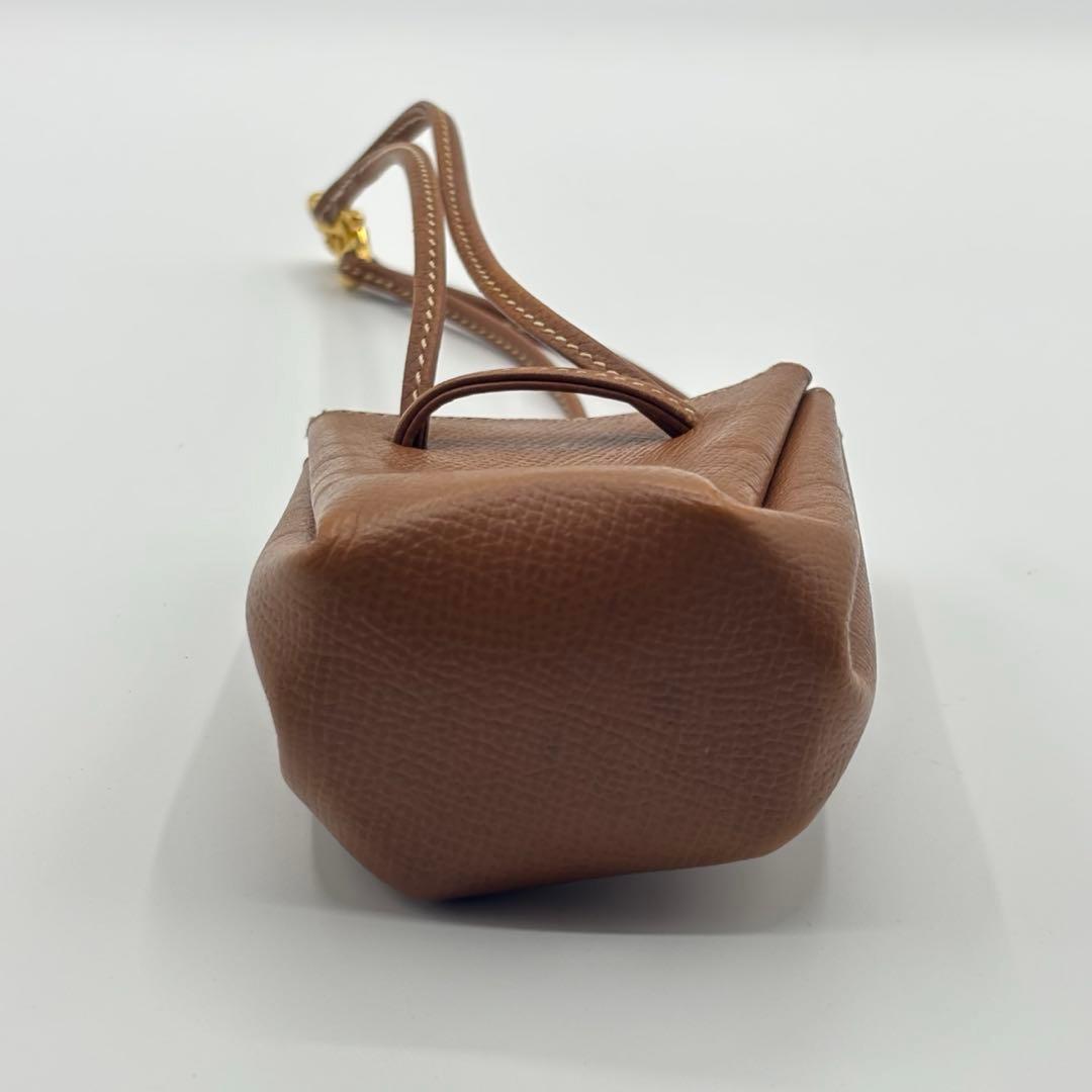 HERMES エルメス　ヴェスパポーチ　ミニバッグ　ポーチ　ブラウン　A刻印